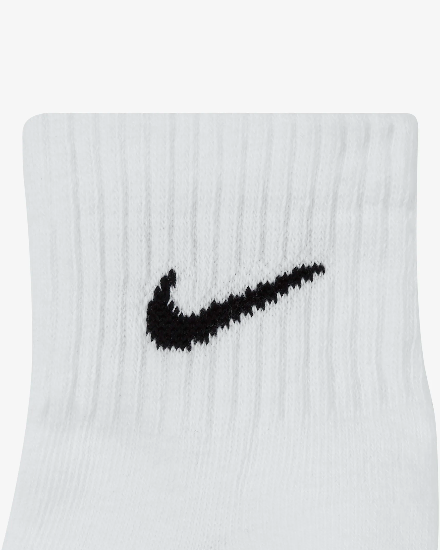 EVERYDAY PLUS LTWT FOOT 3PR BLK/WHT SX7667-100 # M