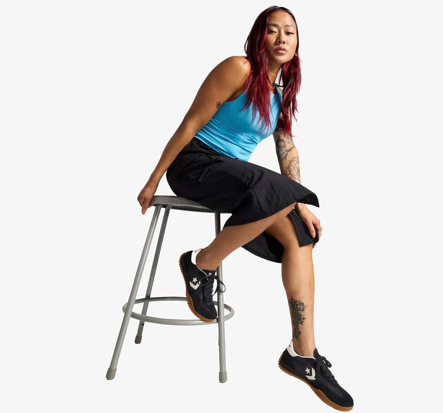 CONVERSE RUN STAR TRAINER BLACK/WHITE