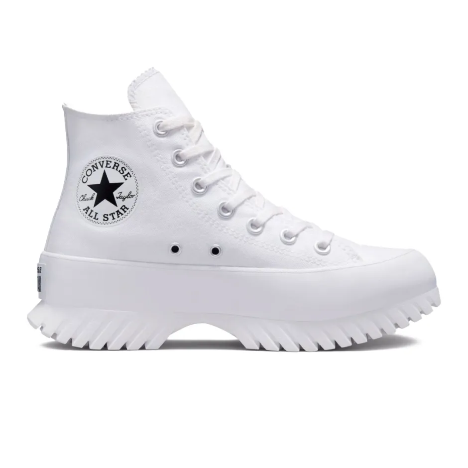 CTAS LUGGED 2.0 HI WHT/BLK A00871C # 7.5