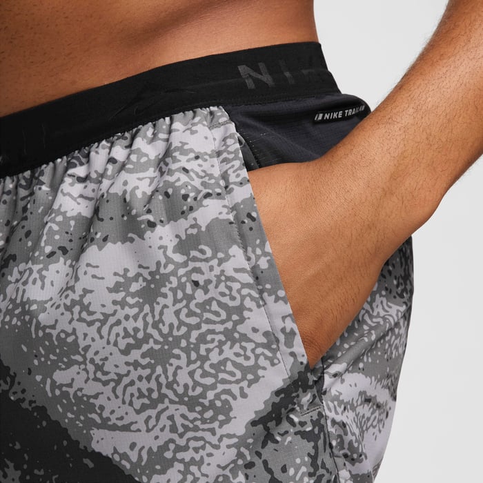 DF TRL STRIDE MB SHORT 7B GREY/BLK