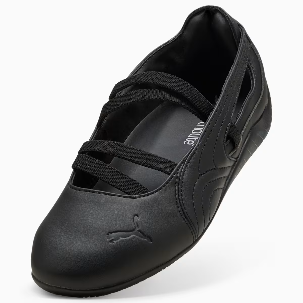SPEEDCAT BALLET LTHR WNS BLACK