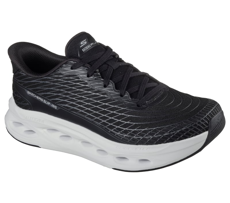 MAX CUSHIONING GLIDE-STEP BLACK/WHITE