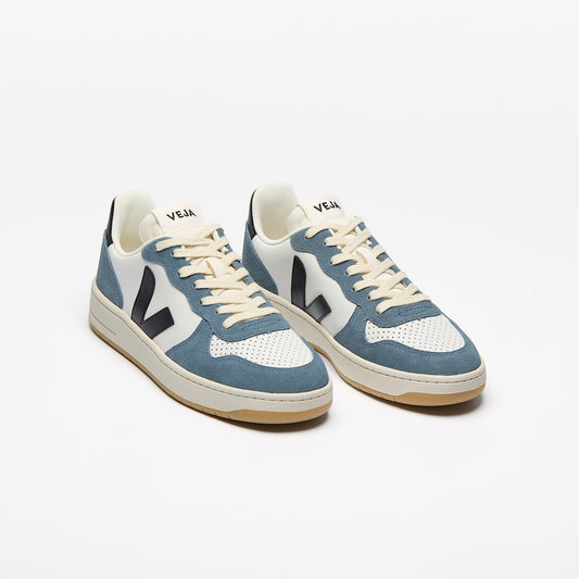 VEJA V-10 PRIME LEATHER WHITE/BLACK