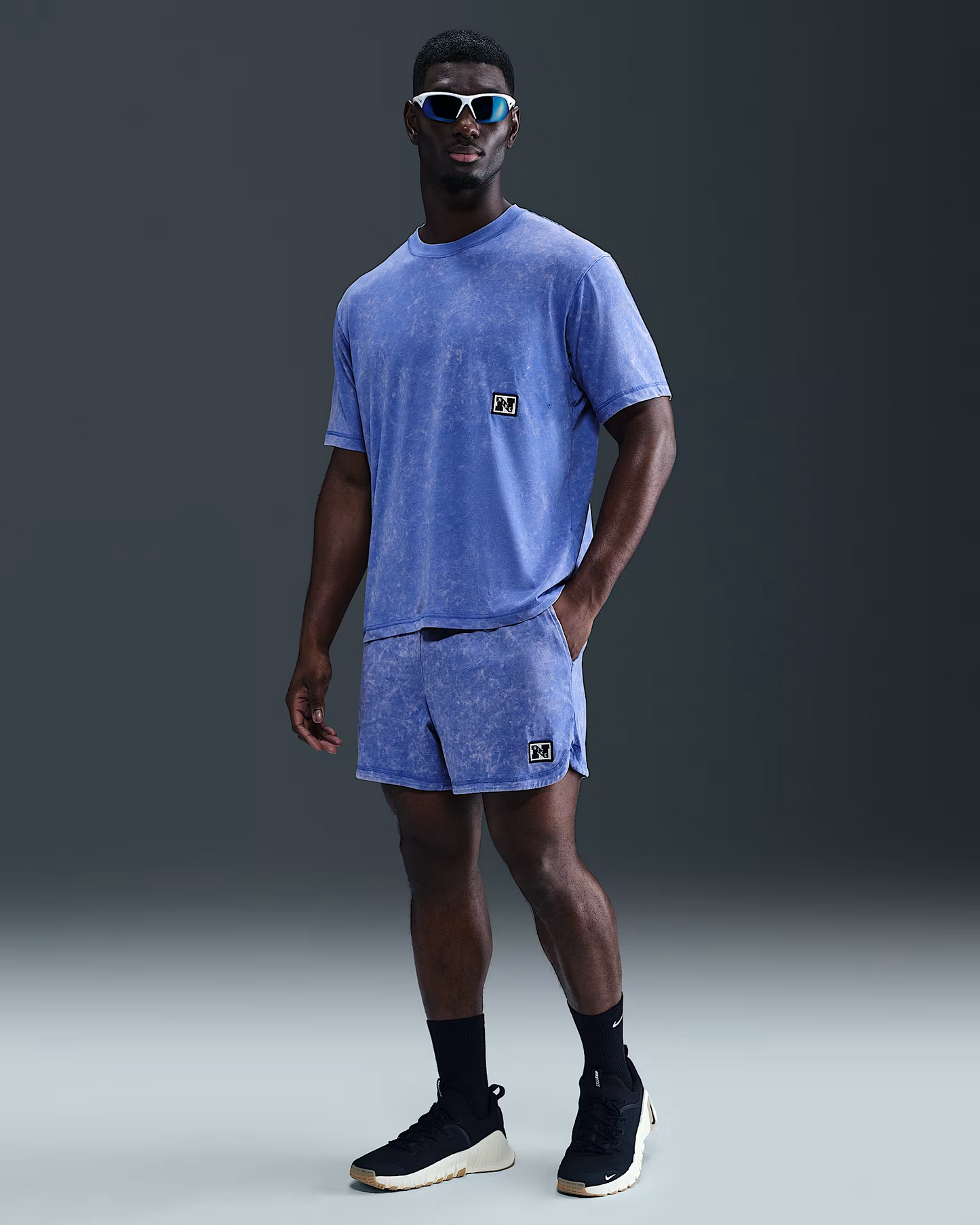 M NK DF HERITAGE SHORT WASH COMET/BLUE