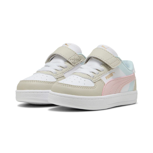 PUMA CAVEN 2.0 BLOCK AC+ INF WHITE MIST/DESERT NIÑA INFANTE