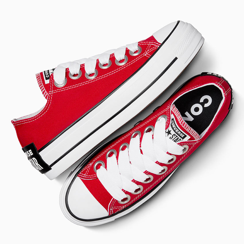 CONVERSE CHUCK TAYLOR ALL CTAS LIFT OX RED/WHITE/BLACK