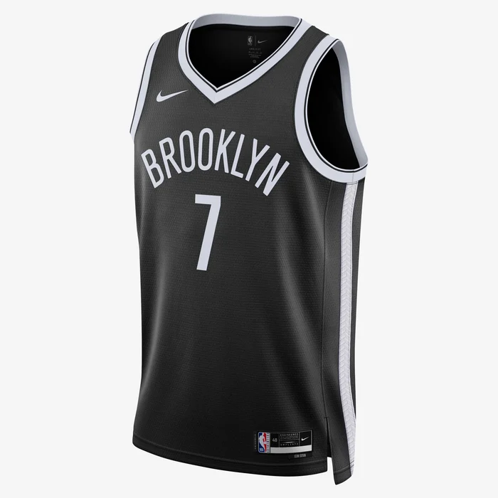 BROOKLYN NETS ICON EDITION 2022/23MEN'S NIKE DRI-FIT NBA SWINGMAN JERSEY