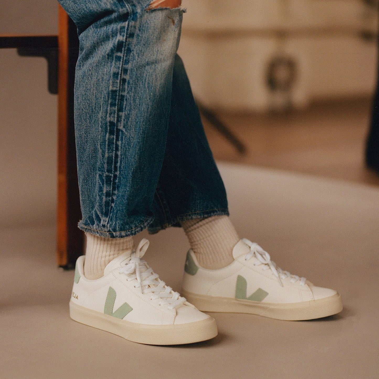 VEJA CAMPO WHITE/MATCHA CP0502485A # 9