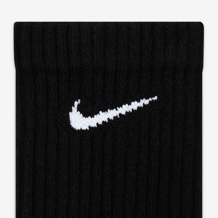 EVERYDAY CUSH CREW 3PR BLK/WHT SX7664-010 # L