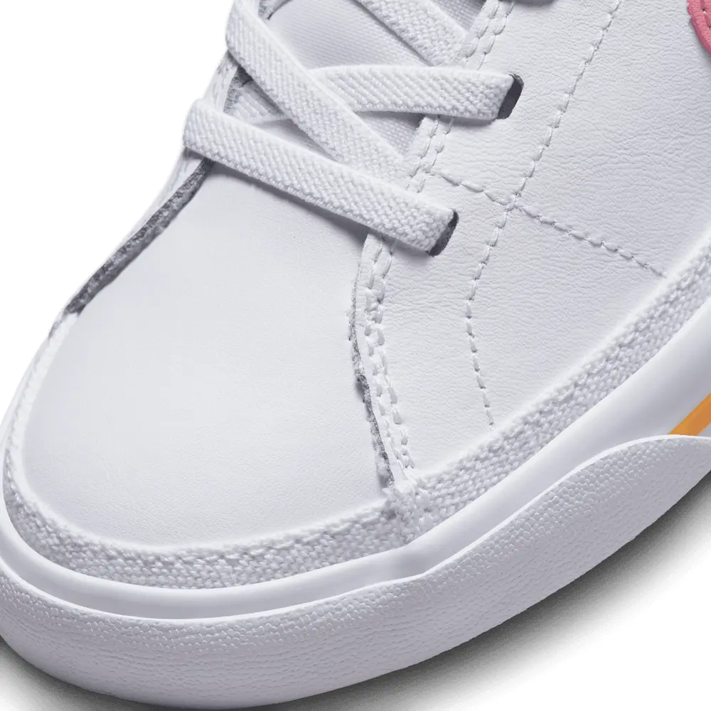 NIKE COURT LEGACY WHITE/CORAL ORANGE DA5381-118 # 10.5
