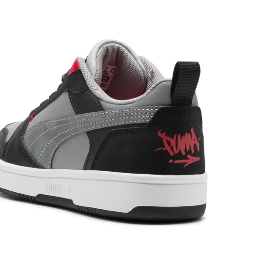 PUMA REBOUND V6 LO MID 90S JR BLACK/GREY