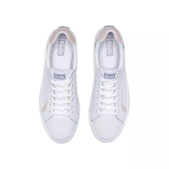 KEDS PURSUIT LEA/WHT/BLUSH