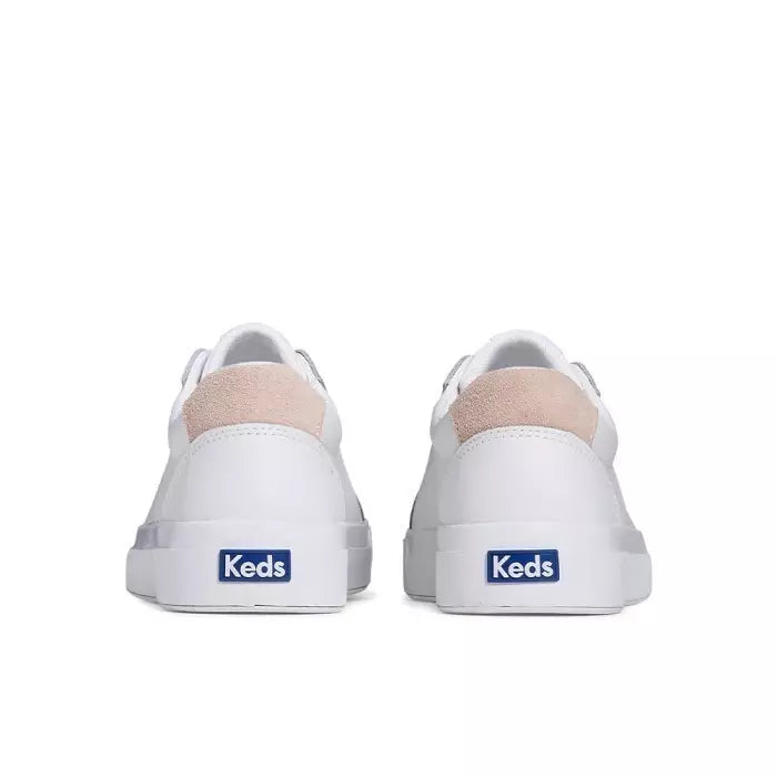 KEDS PURSUIT LEA/WHT/BLUSH