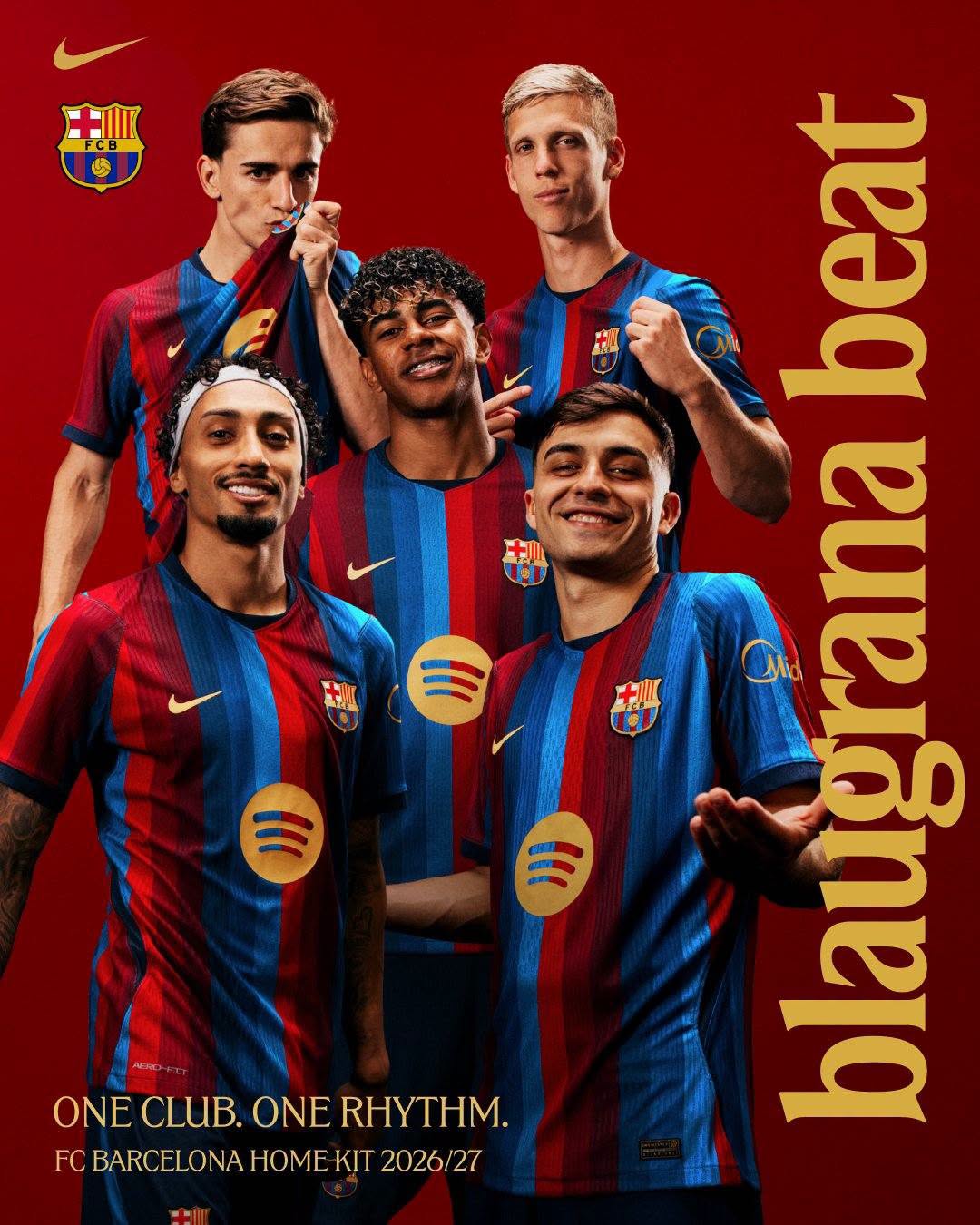 Primera equipación 26/27 FC Barcelona