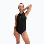 SPEEDO WOMENS HYDRASUIT SWIMSUIT - BLACK/WHITE