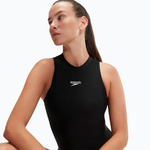SPEEDO WOMENS HYDRASUIT SWIMSUIT - BLACK/WHITE