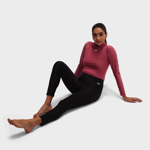 SPEEDO LEGGING WOMEN'S SWIM PANTS BLACK