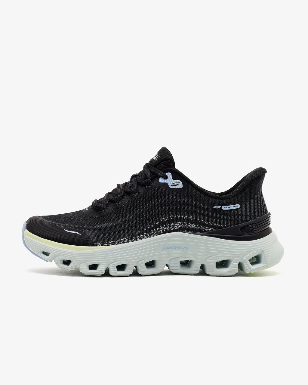 ARCH FIT GLIDE-STEP WAVE BLACK/TURQUOISE