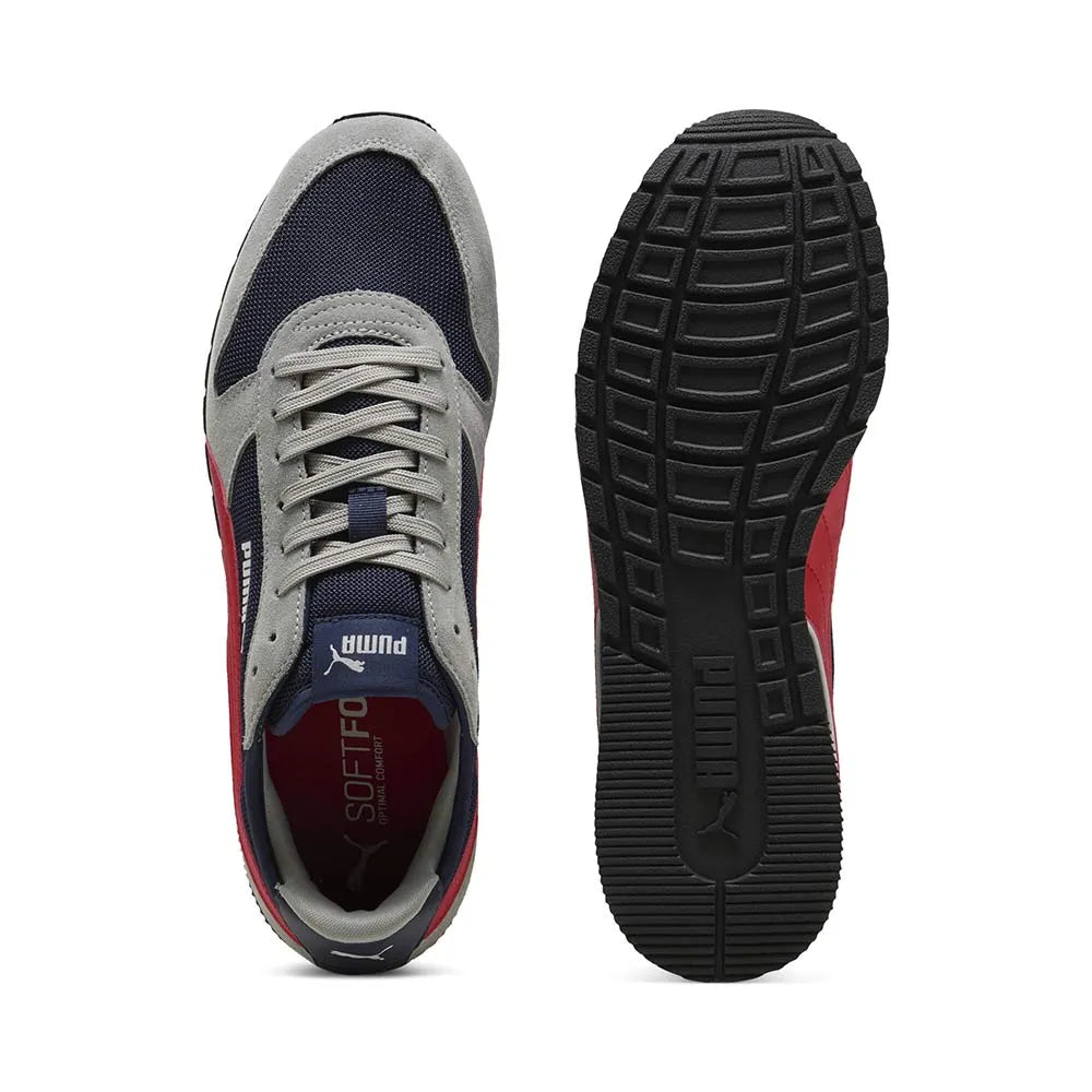 PUMA ST MILER  NAVY-RED-LIGHT-GRAY