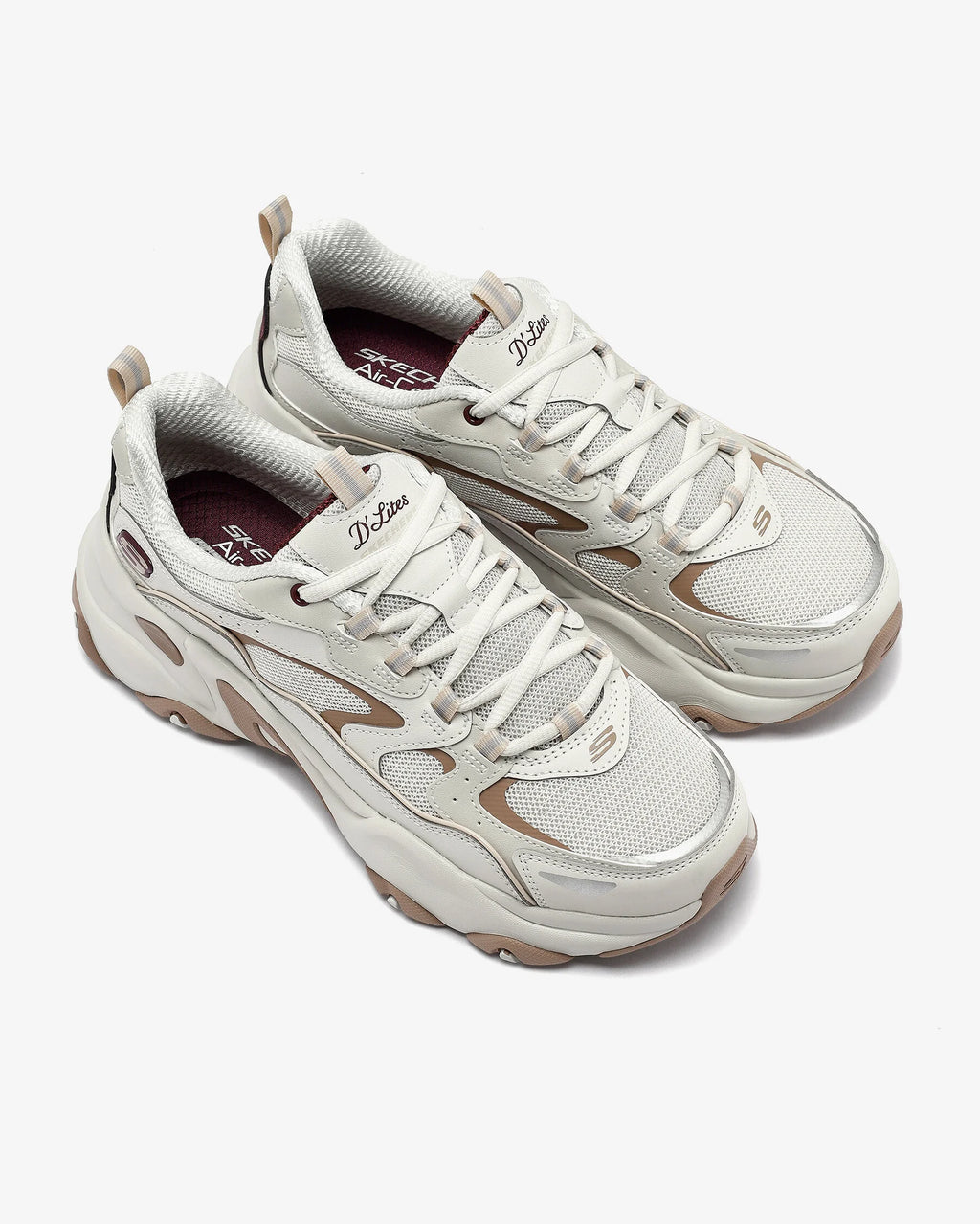 D'LITES 5.0-UPGRADED WHITE/BROWN