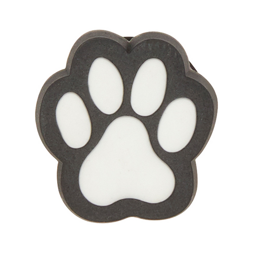 PAW PRINT WHITE/BLK
