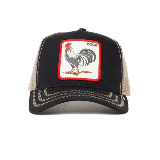 GOORIN BROS THE COCK BEIGE/BLK