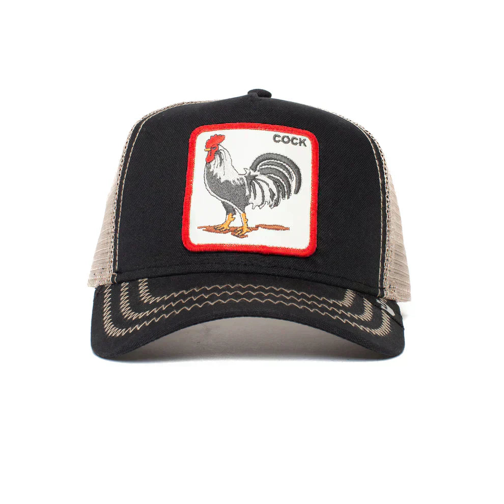 GOORIN BROS THE COCK BEIGE/BLK