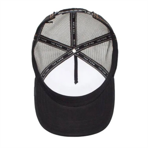 GOORIN BROS KING LION TRUCKER BLK/WHT