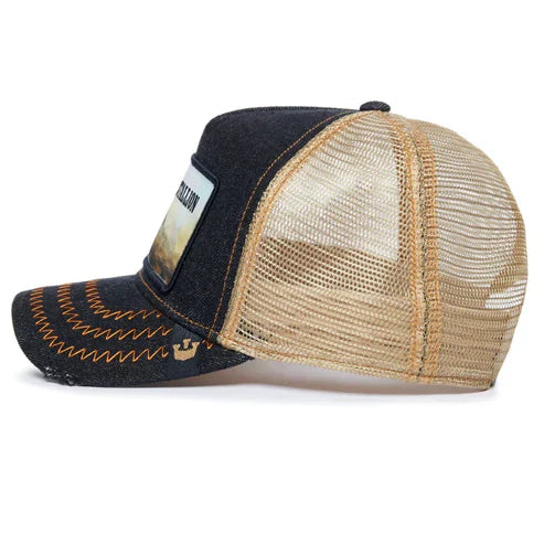 GOORIN BROS STALLION TRUCKER HAT - CHARCOAL BLACK