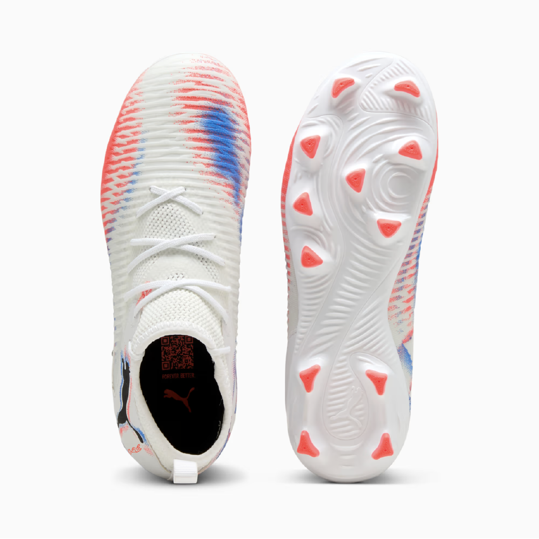 FUTURE 8 MATCH FG WHITE-BLACK-GLOWING RED