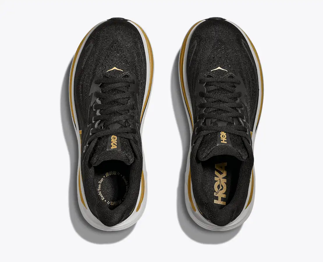 HOKA CLIFTON 10 BLACK/GOLD