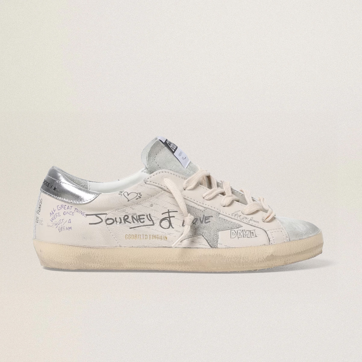 SNEAKERS SUPER STAR WHITE/ICE/SILVER