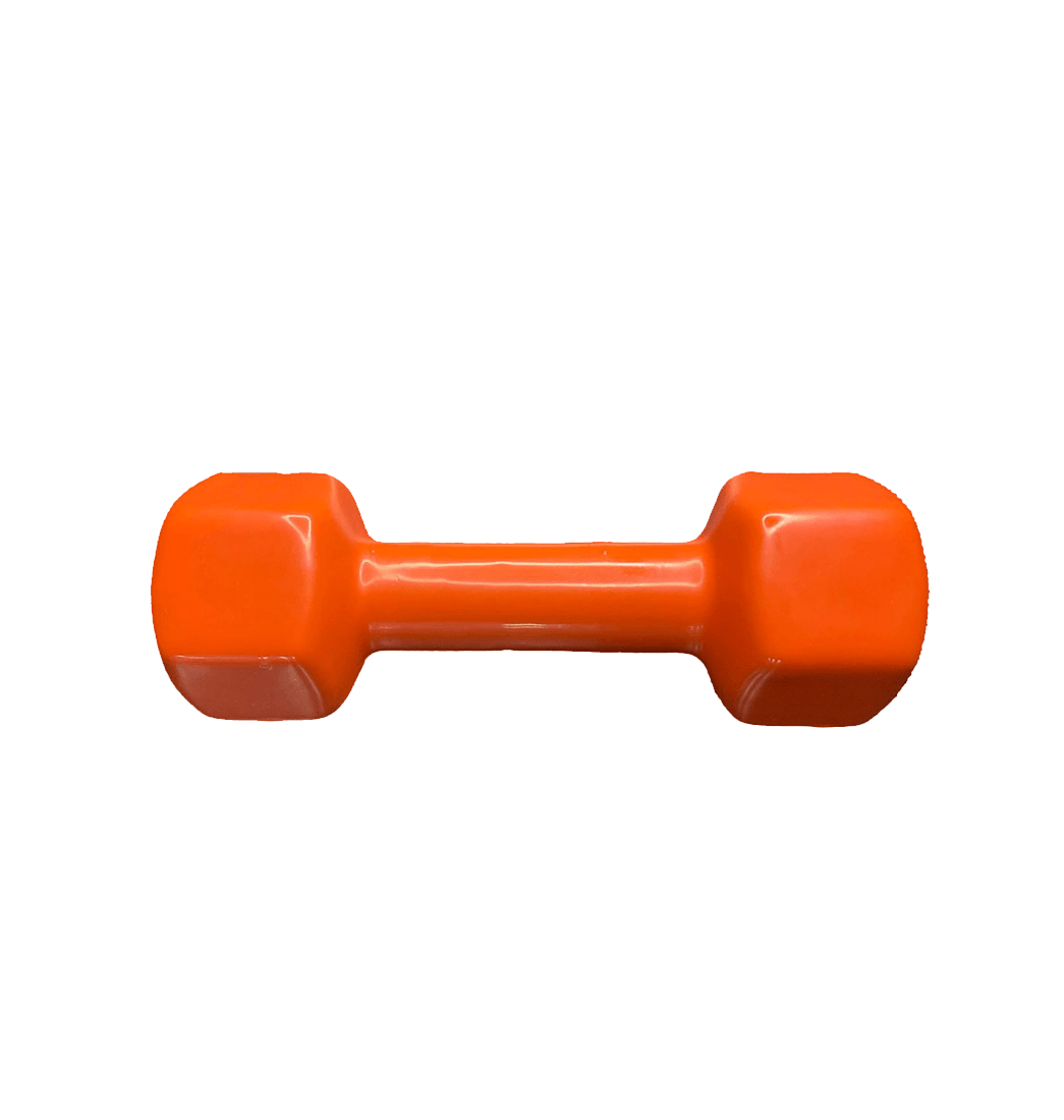 MANCUERNA DE VINIL ORANGE (7 LB)