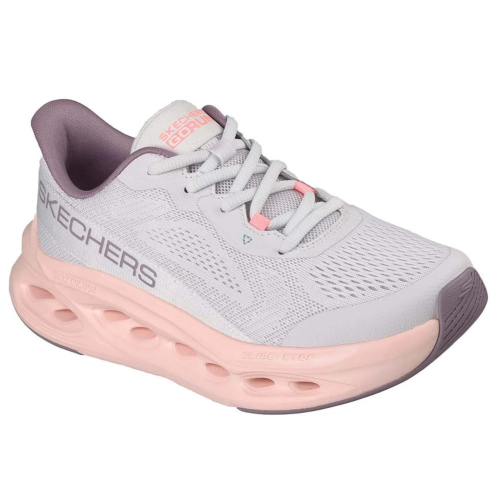 MAX CUSHIONING GLIDES-STEP GRAY/CORAL