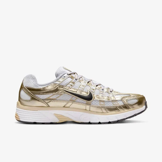 W NIKE P-6000 GLD WHITE/GOLD