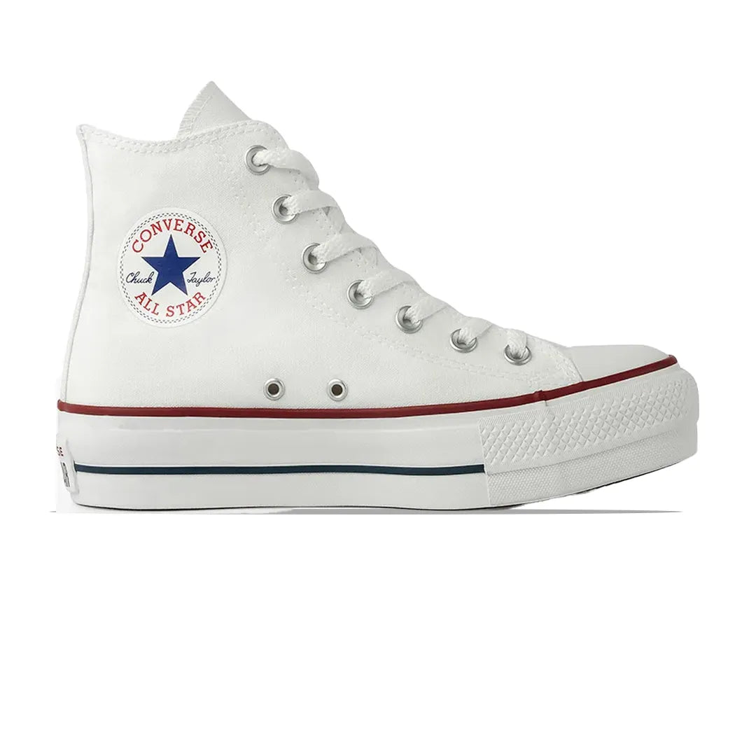 CONVERSE CTAS LIFT HI WHITE/RED
