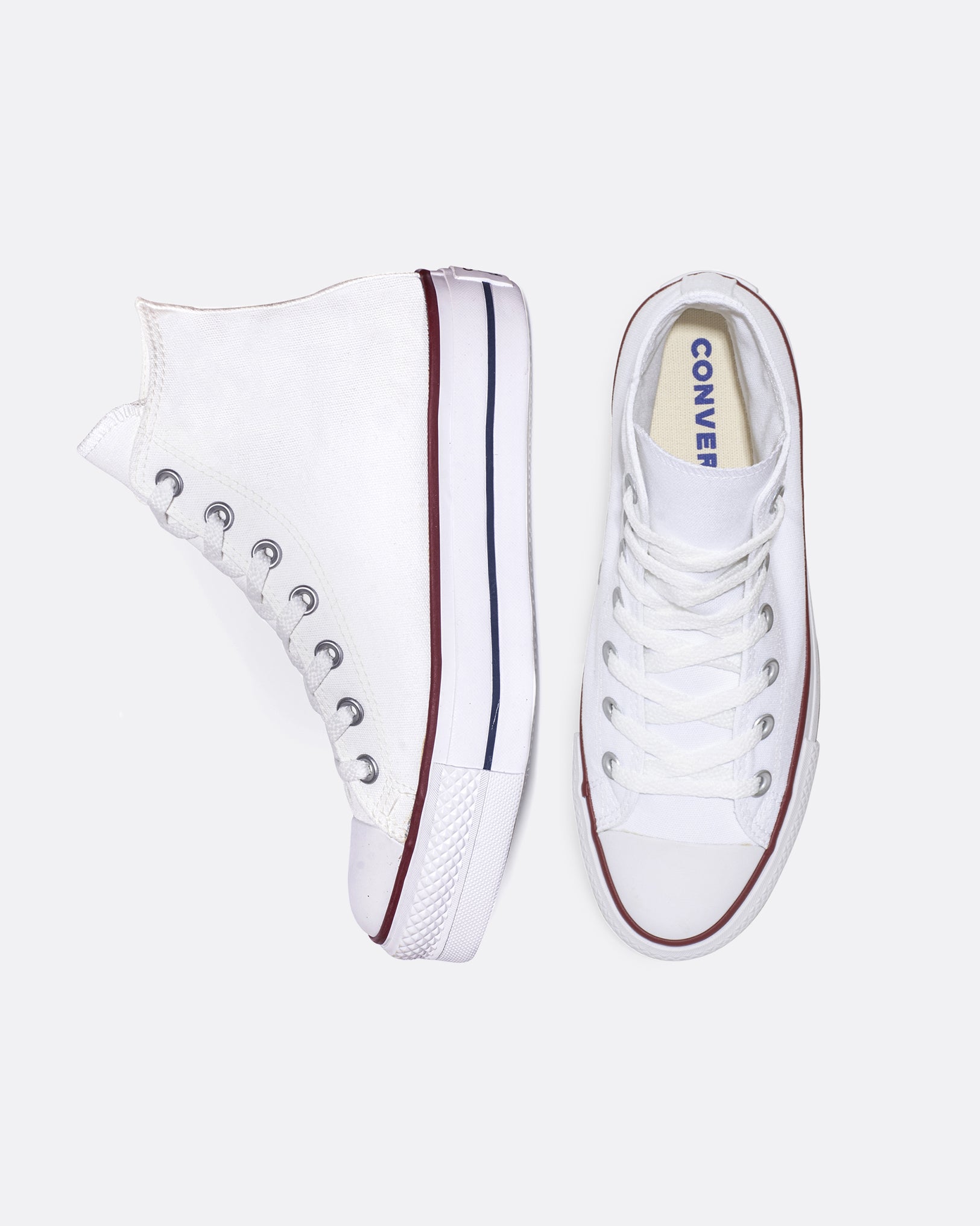 CONVERSE CTAS LIFT HI WHITE/RED