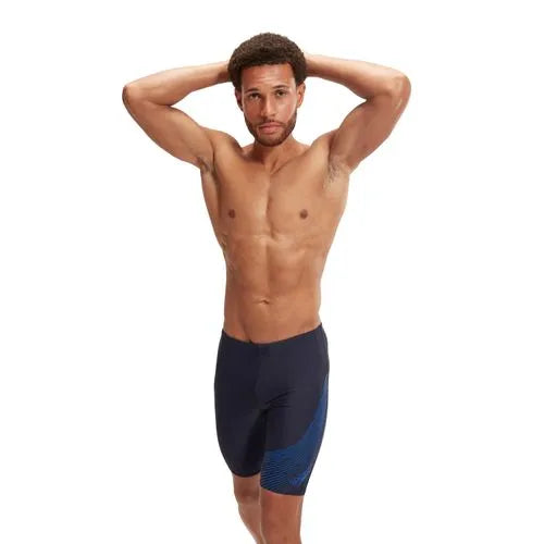 MEN'S SPEEDO MEDLEY LOGO AQUASHORT - NAVY
