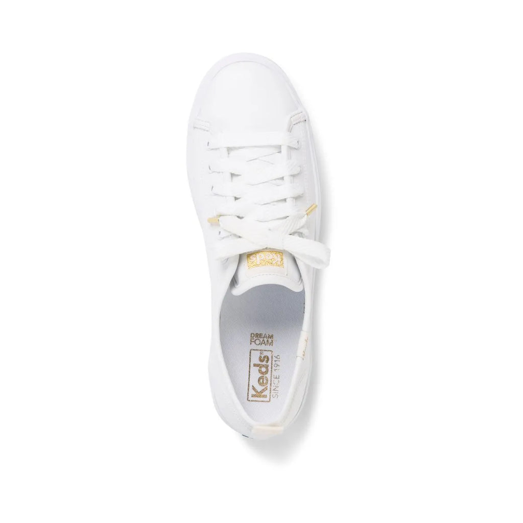 TRIPLE UP LEATHER WHITE