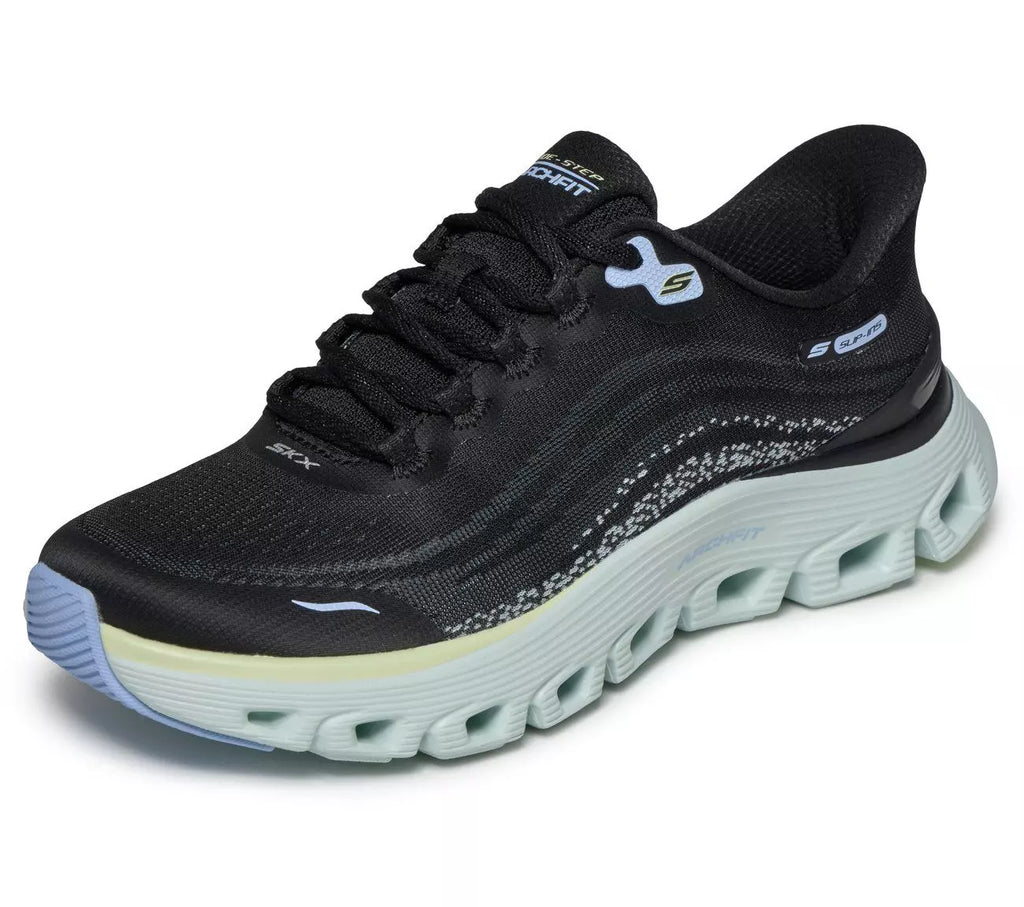 ARCH FIT GLIDE-STEP WAVE BLACK/TURQUOISE
