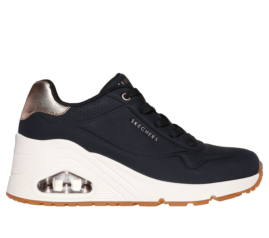 UNO WEDGE - HI STEPS BLACK