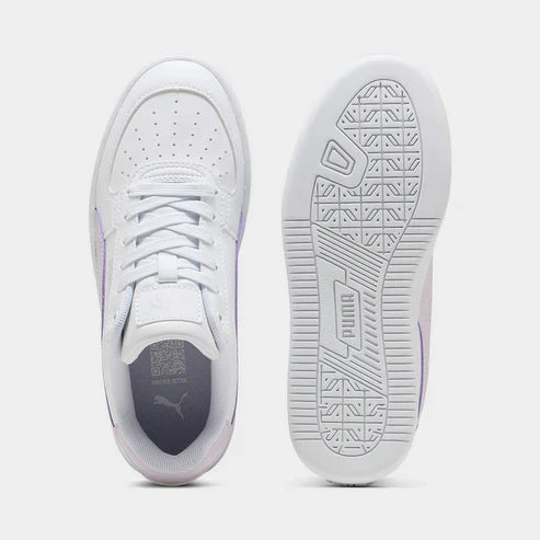 PUMA CAVEN 2.0 PS WHITE/PURPLE NIÑA PRE-ESCOLAR