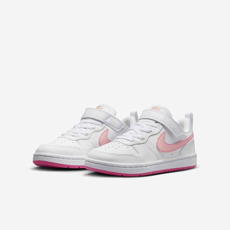 NIKE COURT BOROUGH LOW RECRAFT BPV  WHITE/PINK