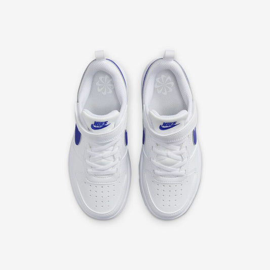 NIKE COURT BOROUGH LOW RECRAFT WHITE/BLUE