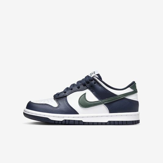 Nike Dunk Low Obsidian Vintage Green GS NAVY/WHITE/GREEN