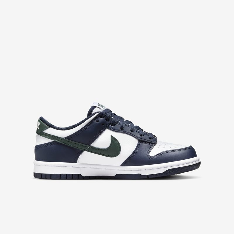 Nike Dunk Low Obsidian Vintage Green GS NAVY/WHITE/GREEN