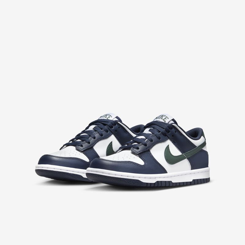 Nike Dunk Low Obsidian Vintage Green GS NAVY/WHITE/GREEN