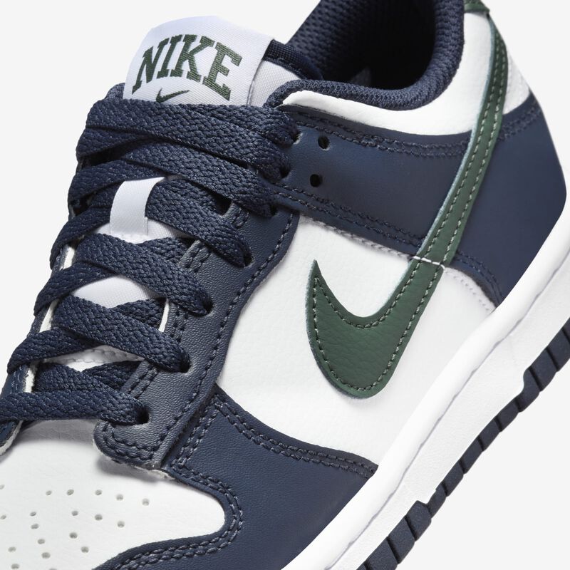 Nike Dunk Low Obsidian Vintage Green GS NAVY/WHITE/GREEN