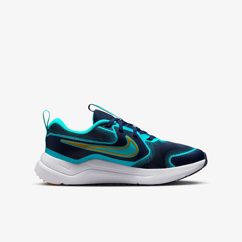 NIKE COSMIC RUNNER GS DARK BLUE AND LIGHT BLUE ORANGE JUNIOR MASCULINO
