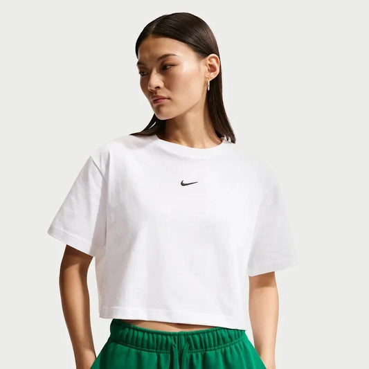 W NSW CLASSIC CROP SS TEE - WHITE/(BLACK)
